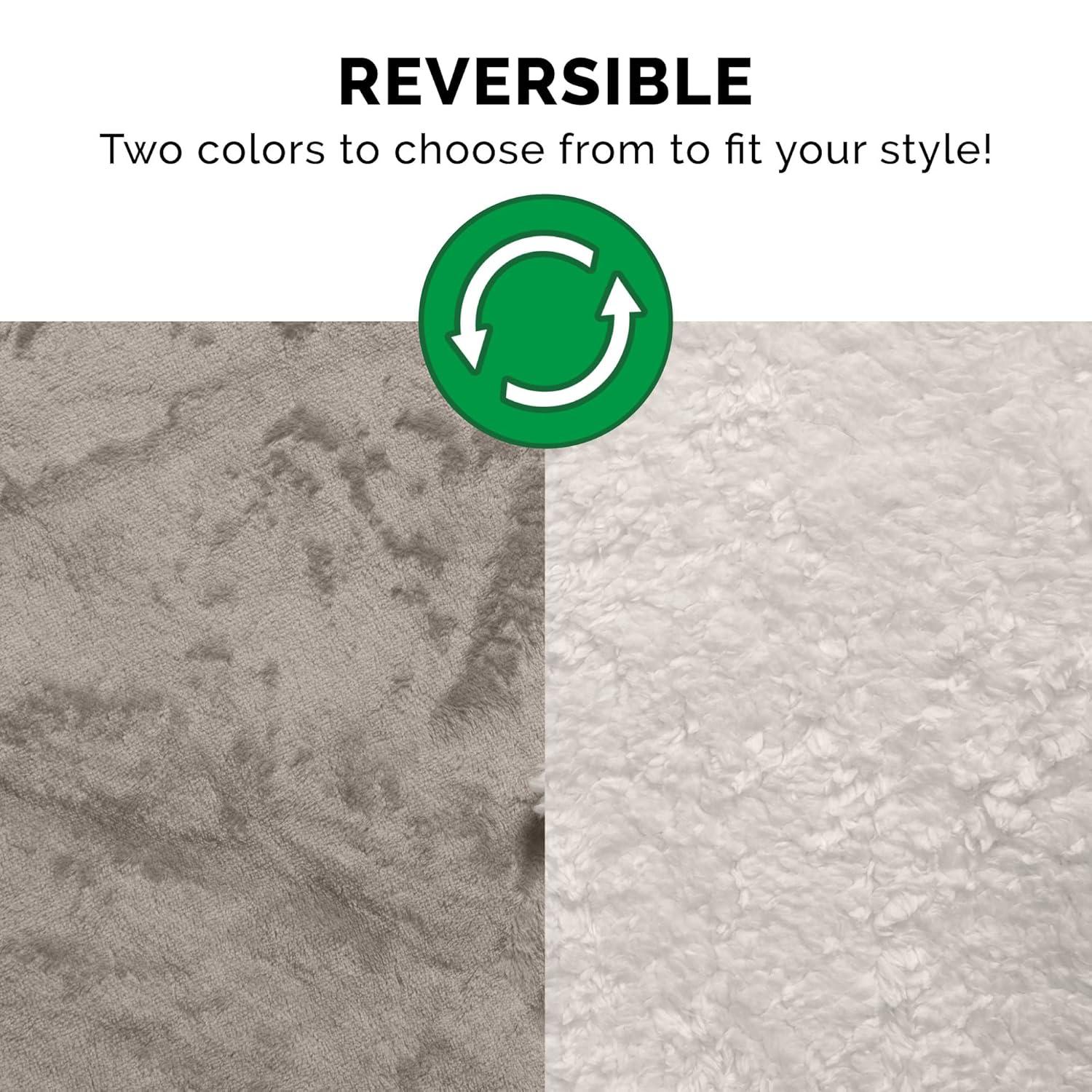 FurHaven Snuggly & Warm Soft-Edge Warming Waterproof Blanket