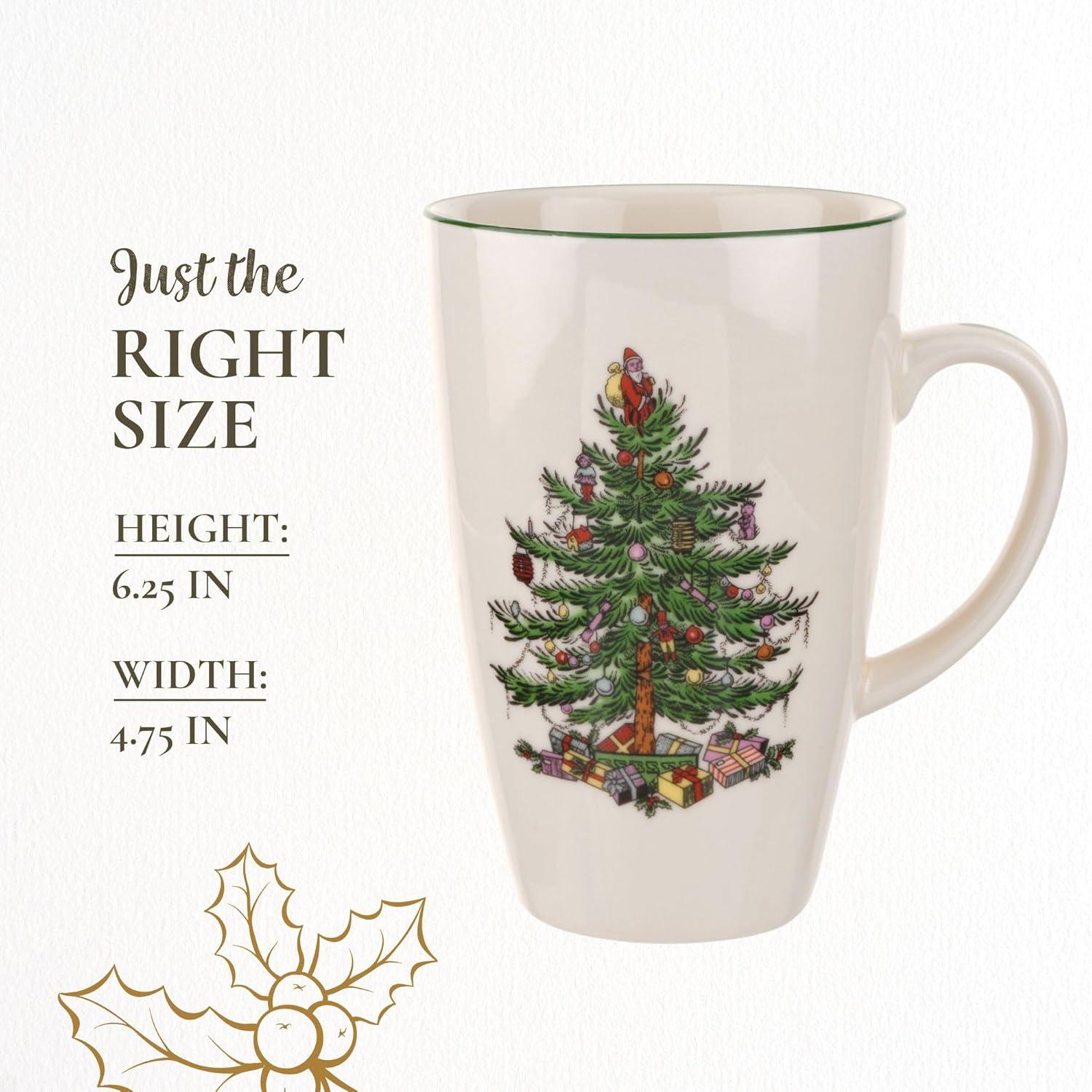 Spode Spode Christmas Tree Latte Mug 22Oz