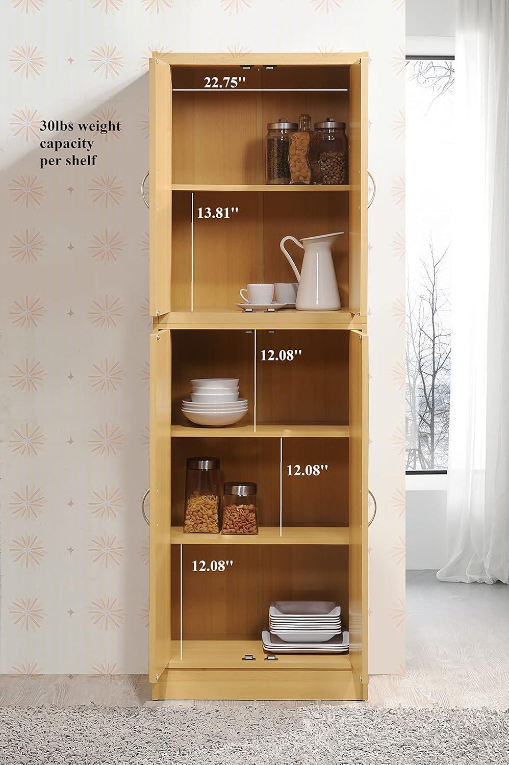 Hodedah 4-Door Pantry