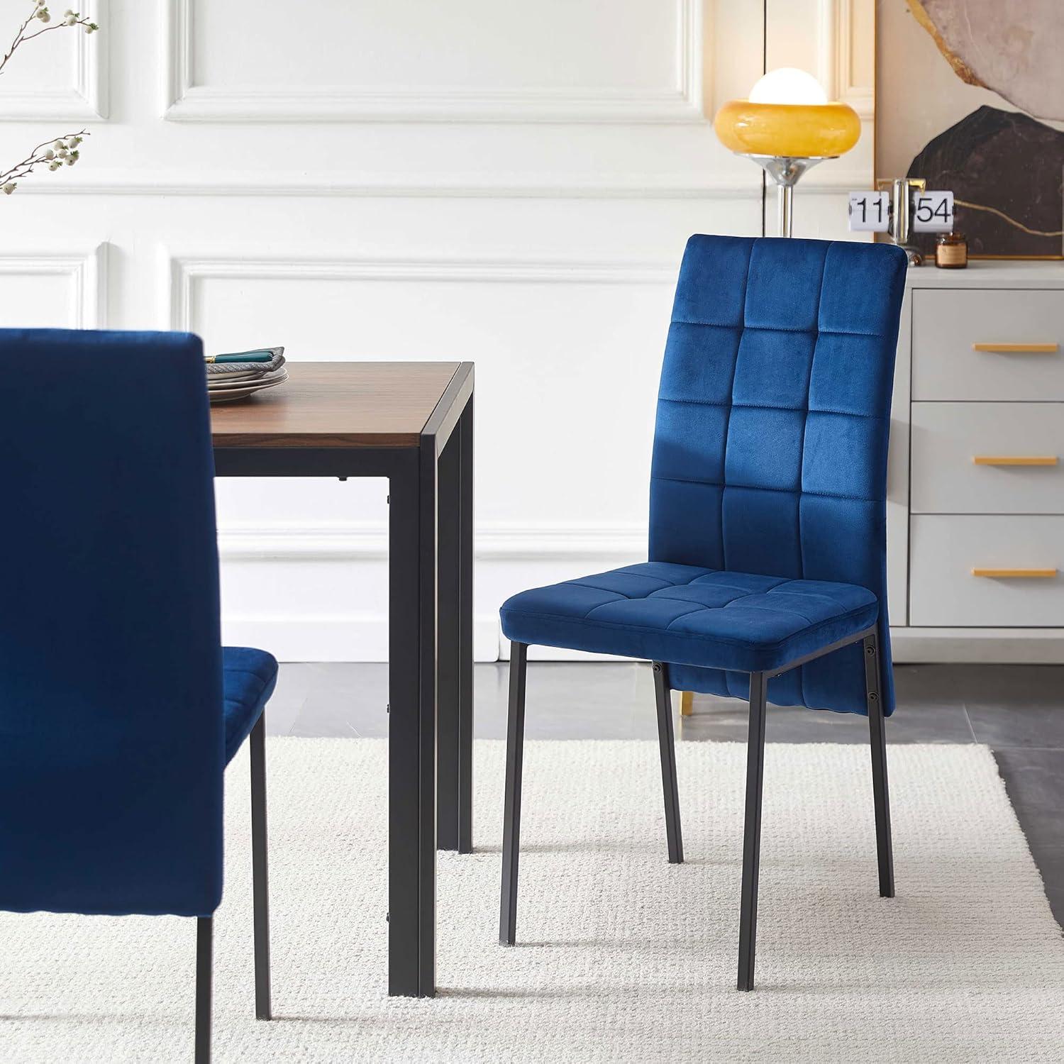 Brooklyn Velvet High Back Side Chair