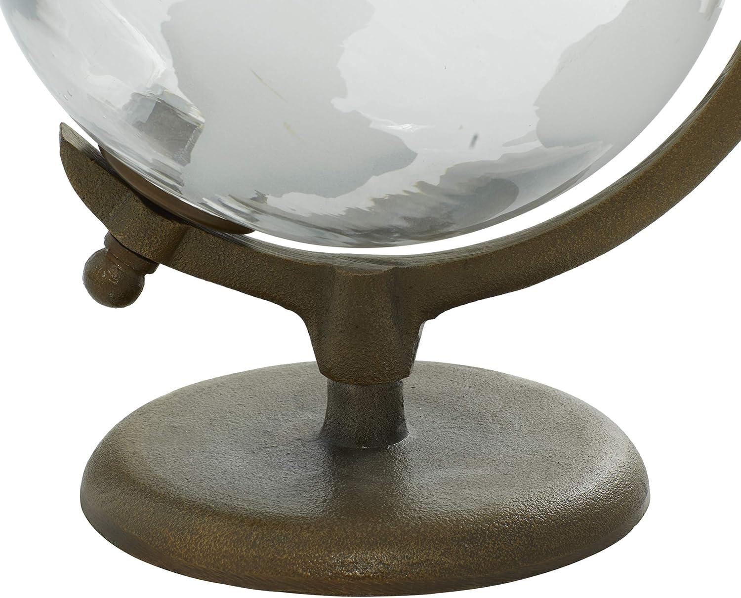 DecMode 9" White Globe with Flat Base