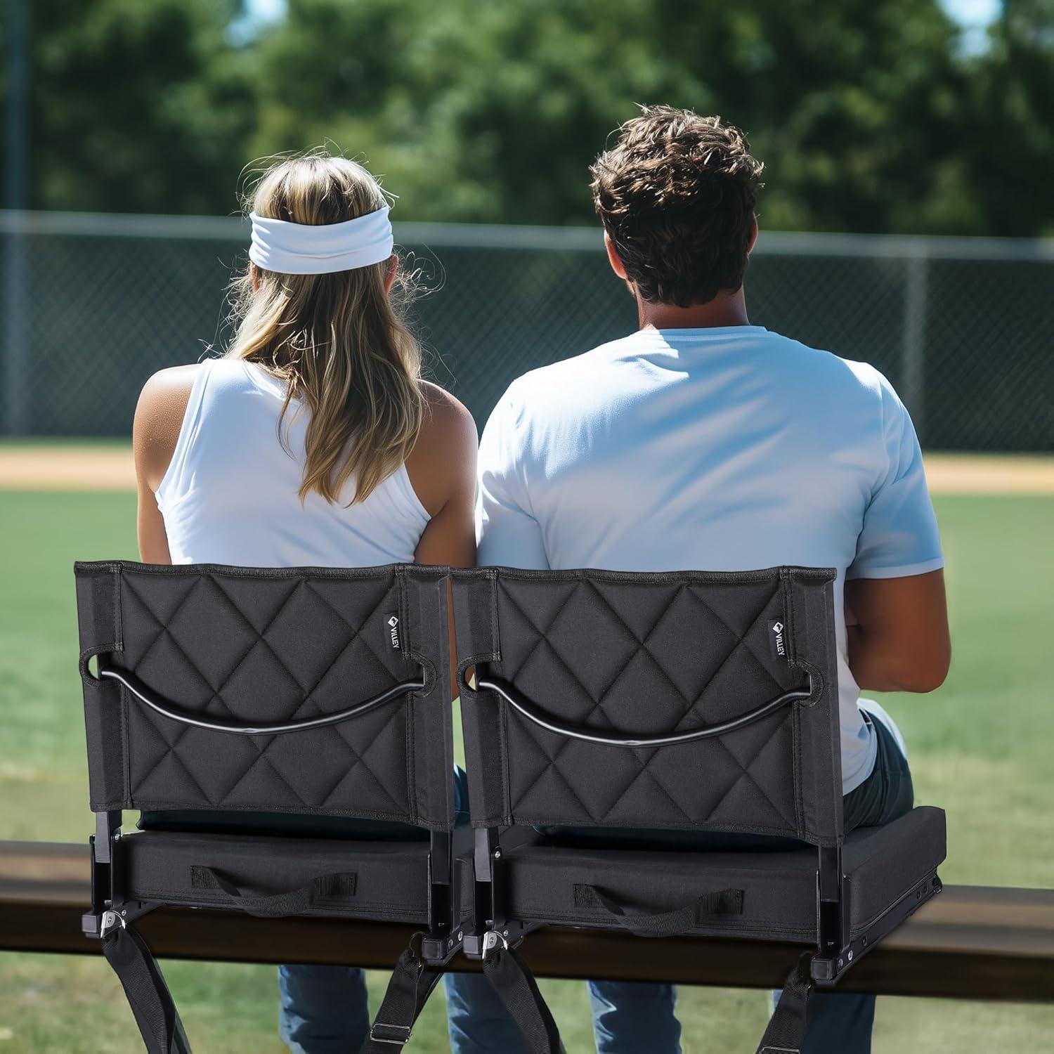 Bridgetta Folding Stadium Seat with Cushions