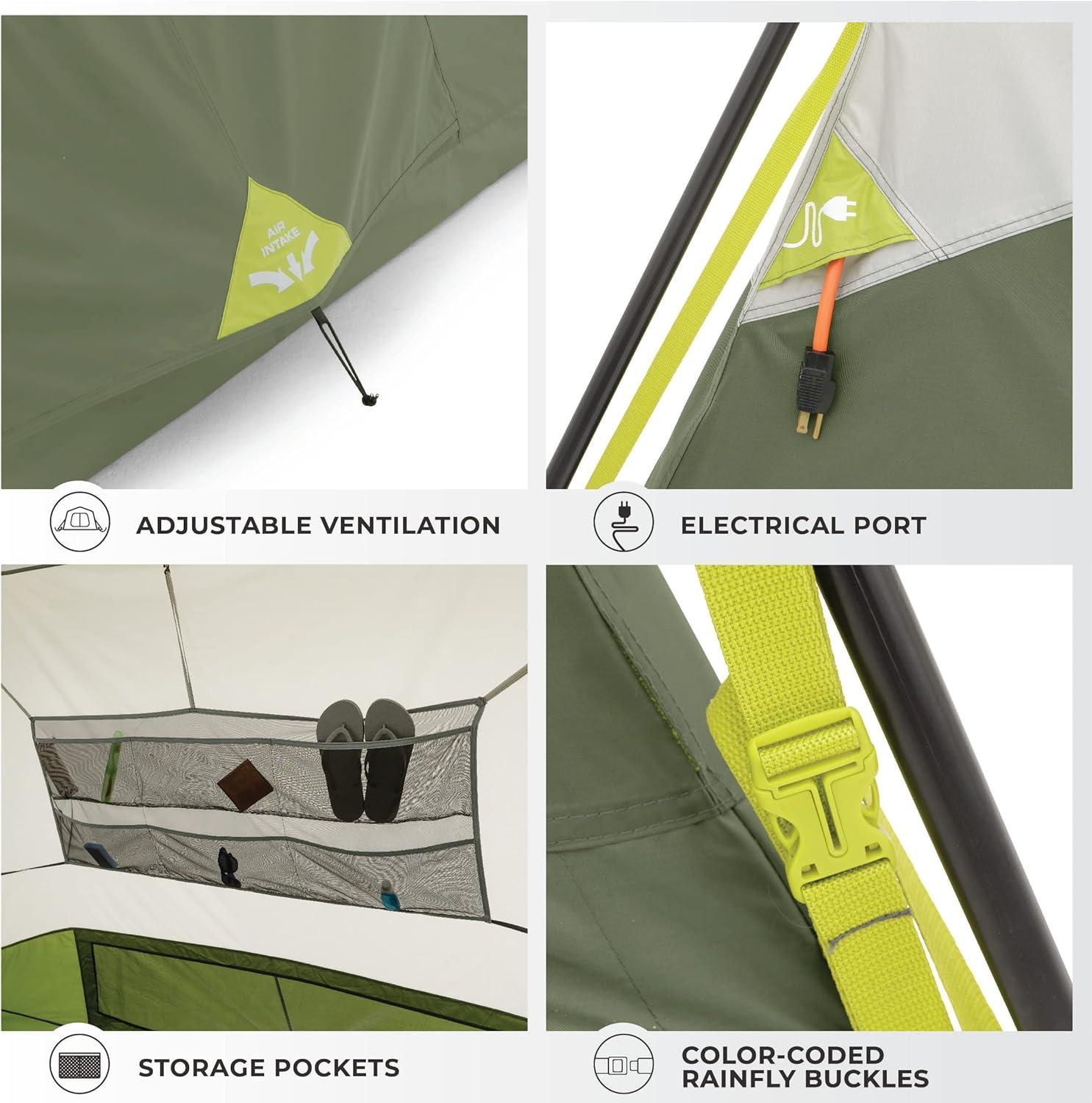 CORE Equipment 6 Person Instant Cabin Tent