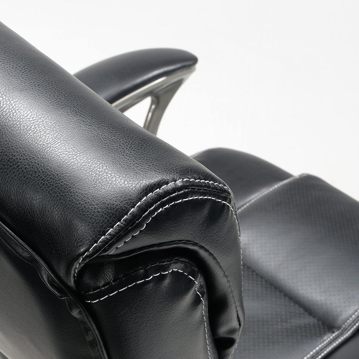 Leather Office Chair with Headrest