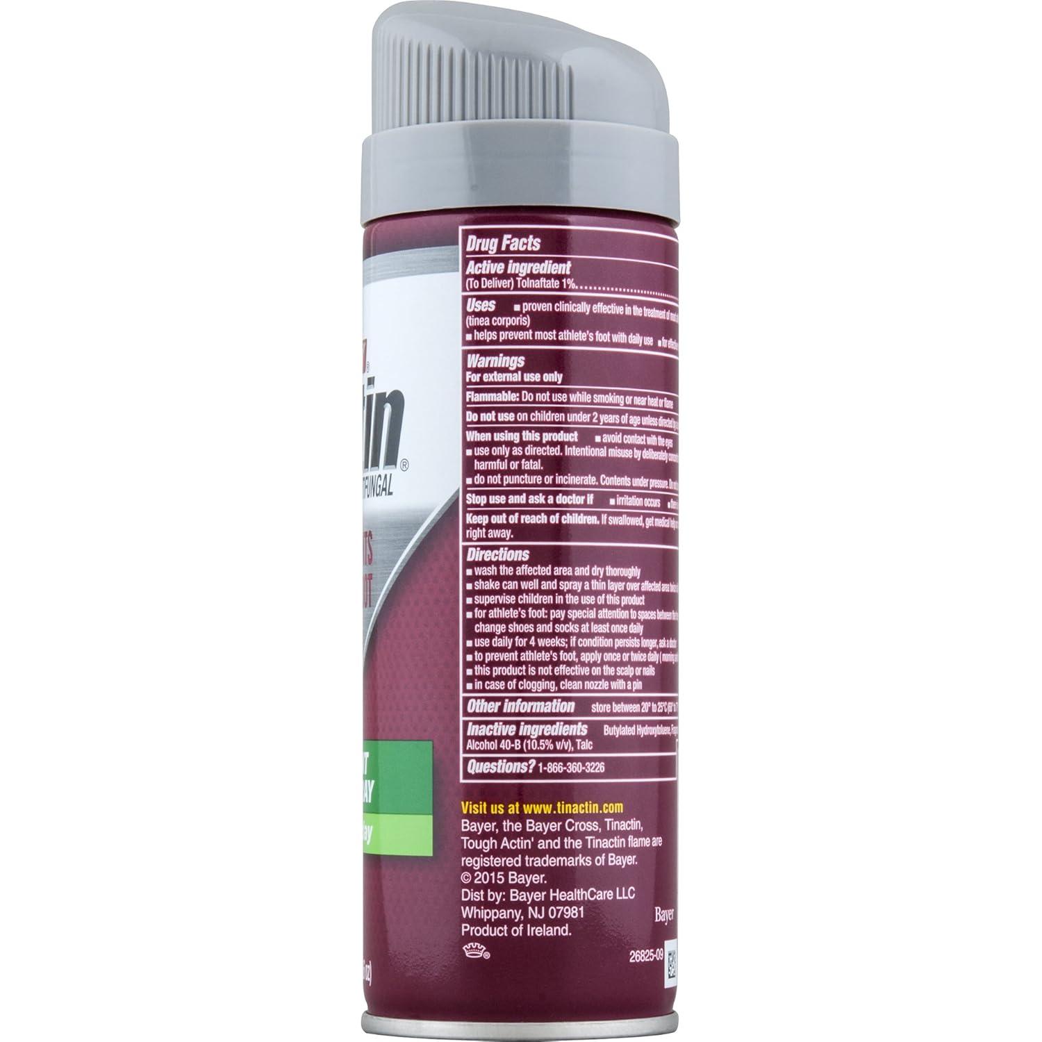 Tinactin Athletes Foot Deo Spray Powder Pack of 3