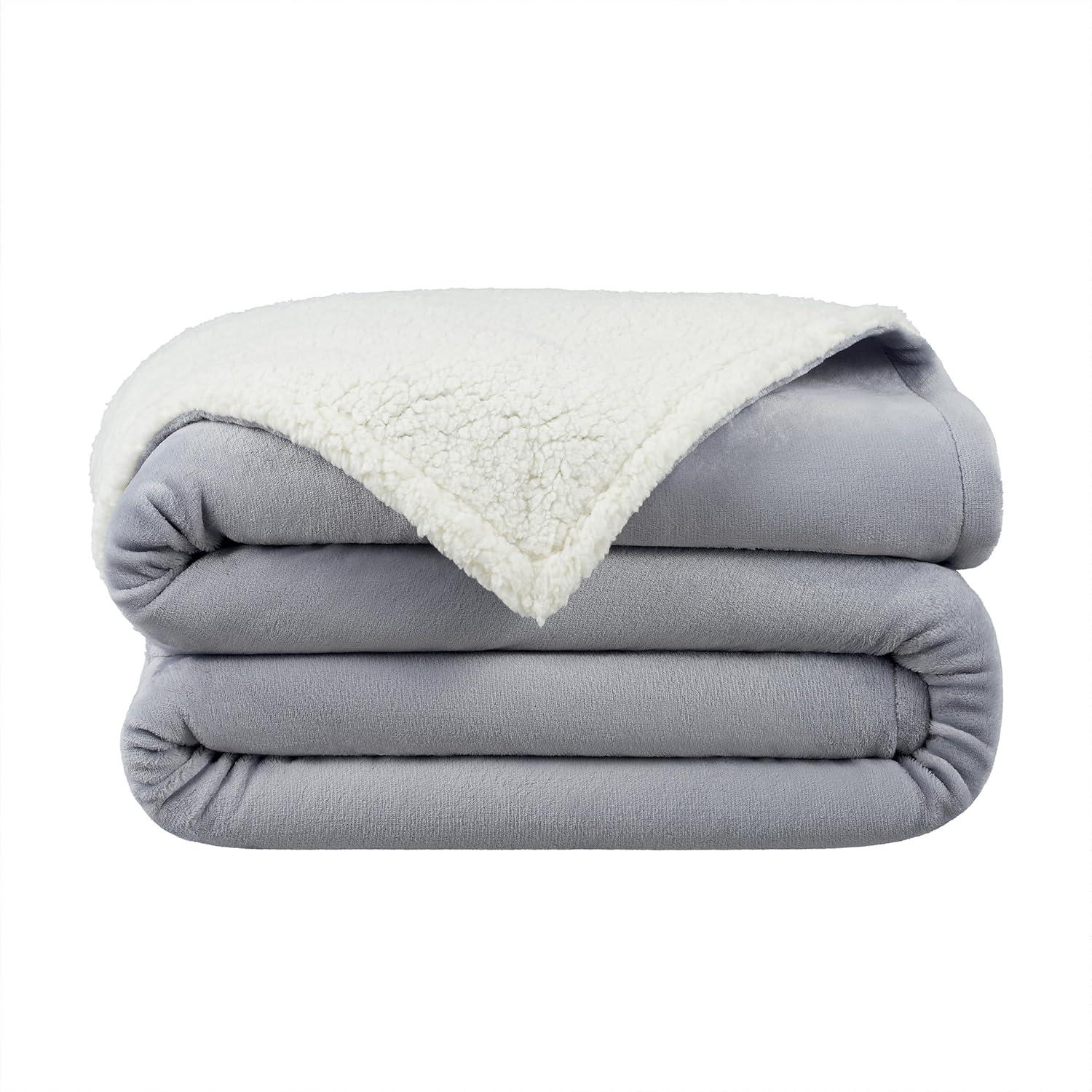 Host & Home Plush to Faux Shearling Blanket