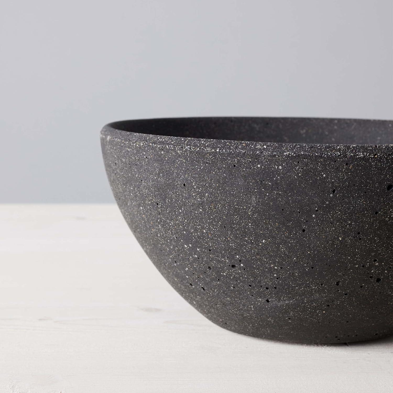 TerraFlame TerraFlame Basin Concrete Table Top Gel Fuel Fire Bowl - Indoor and Outdoor Use