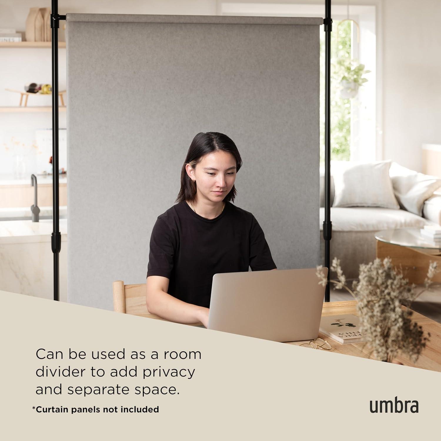 Umbra Anywhere Rod 36"x66" Black