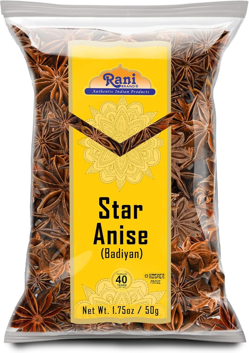 Rani Brand Authentic Indian Foods | Star Anise Seeds (Badian Khatai)