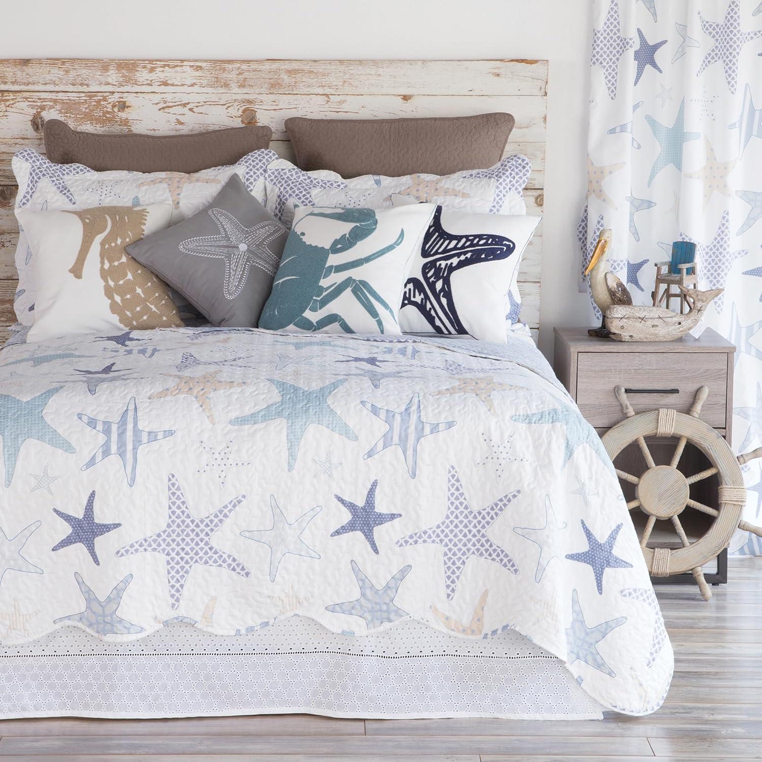 Coastal Geometric Shapes Quilt Set