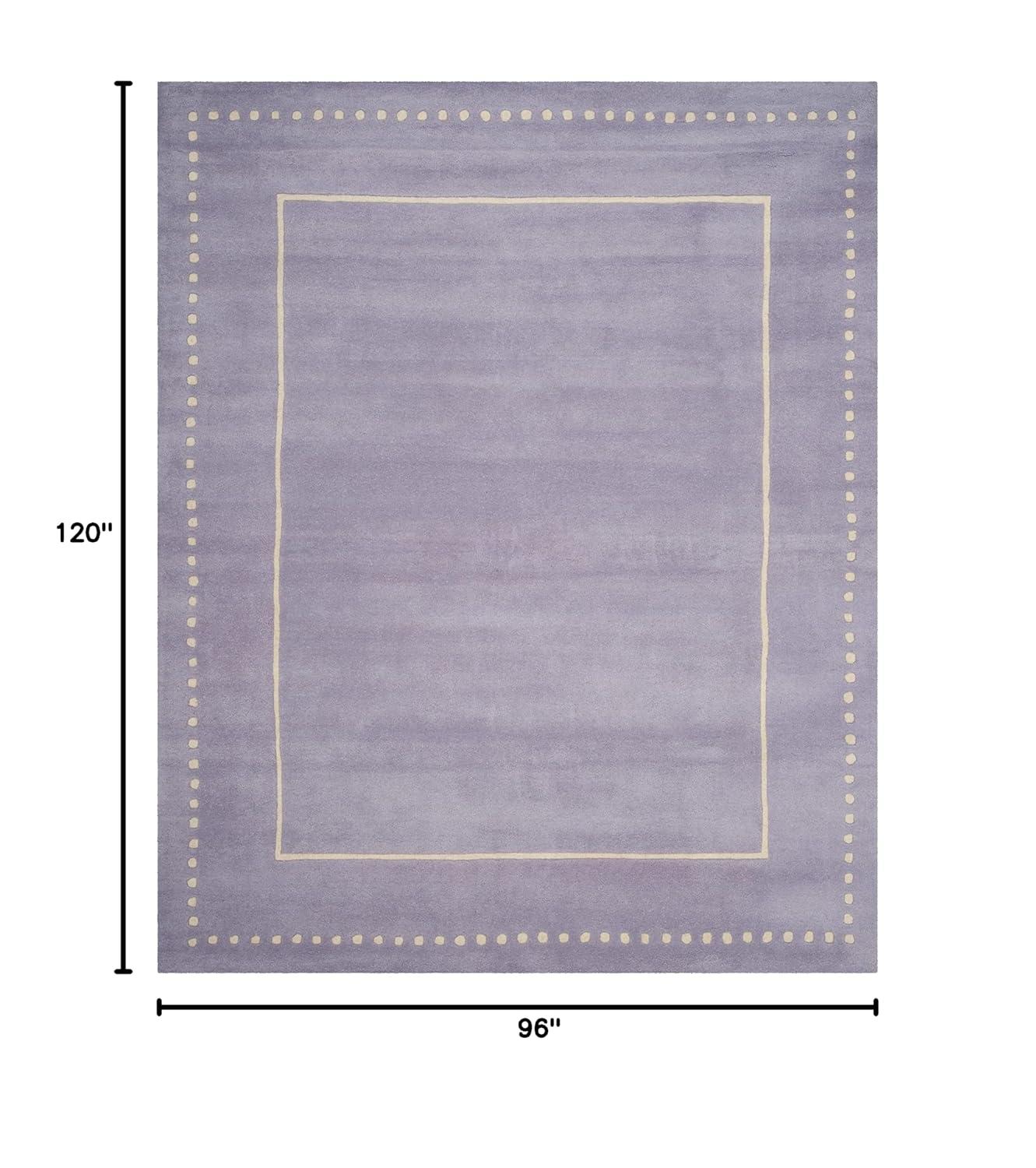 Bella BEL151 Hand Tufted Area Rug - Lavander/Ivory - 8'x10' - Safavieh.
