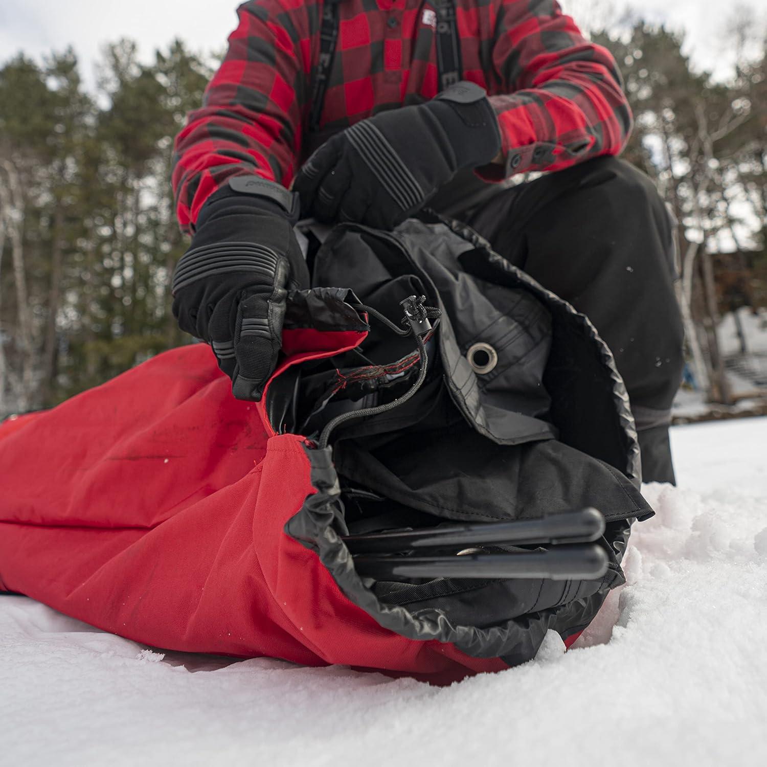 Eskimo Outbreak 450XD Pop-up Portable Insulated Ice Fishing Shelter, 4-5 Person