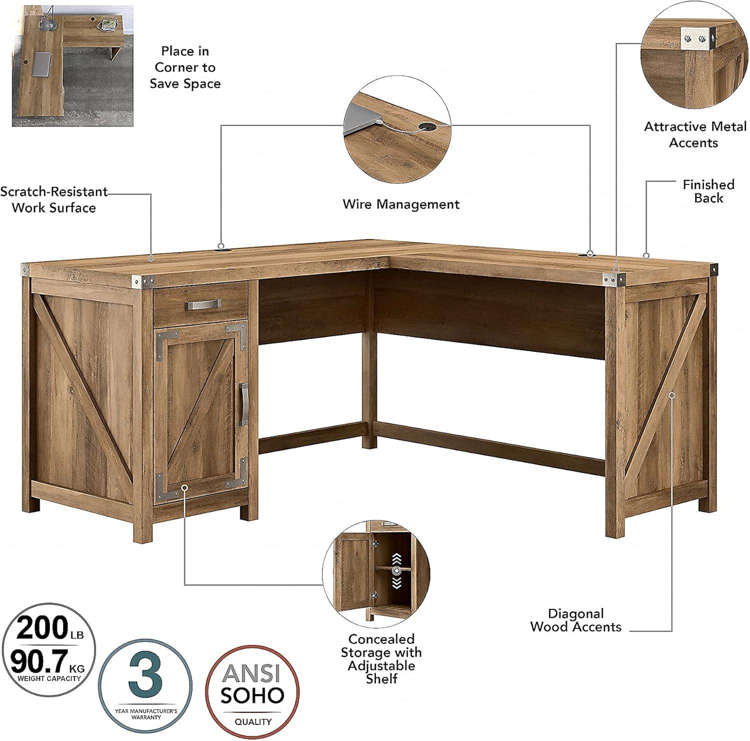 Egils Cottage Grove L-Shaped Desk