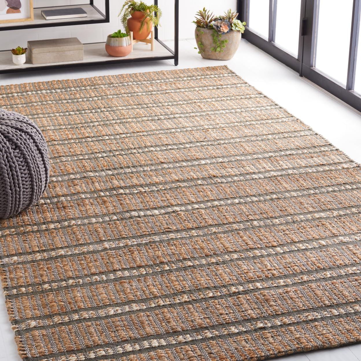 Natural Fiber NFB553 Hand Tufted Accent Rug - Natural/Beige - 2'x3' - Safavieh.