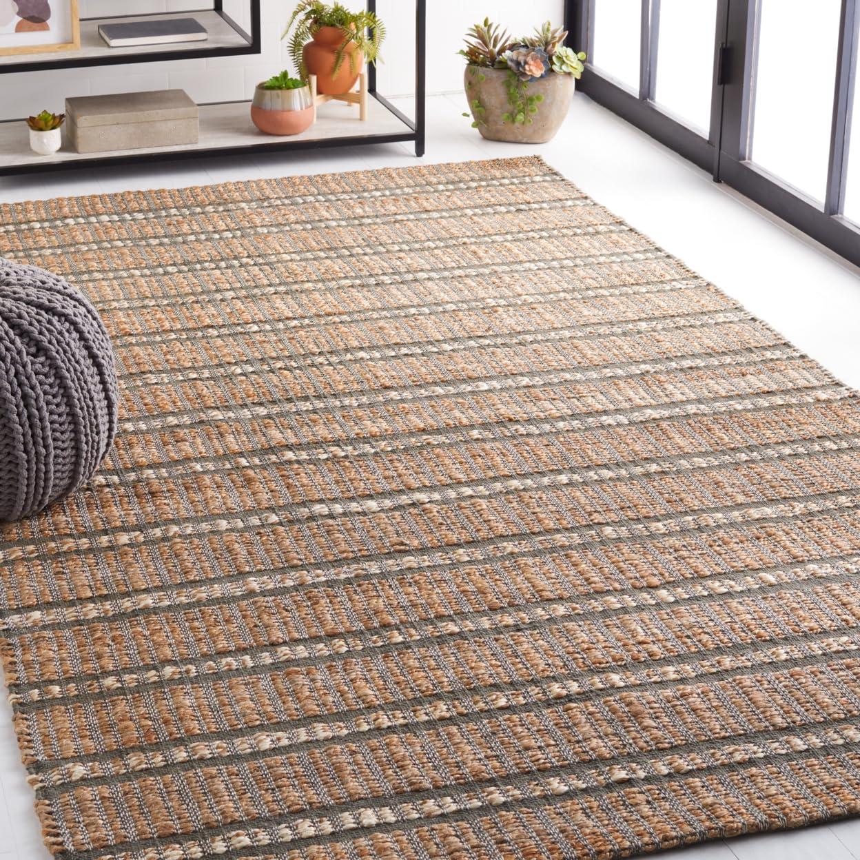Natural Fiber NFB553 Hand Tufted Accent Rug - Natural/Beige - 2'x3' - Safavieh.