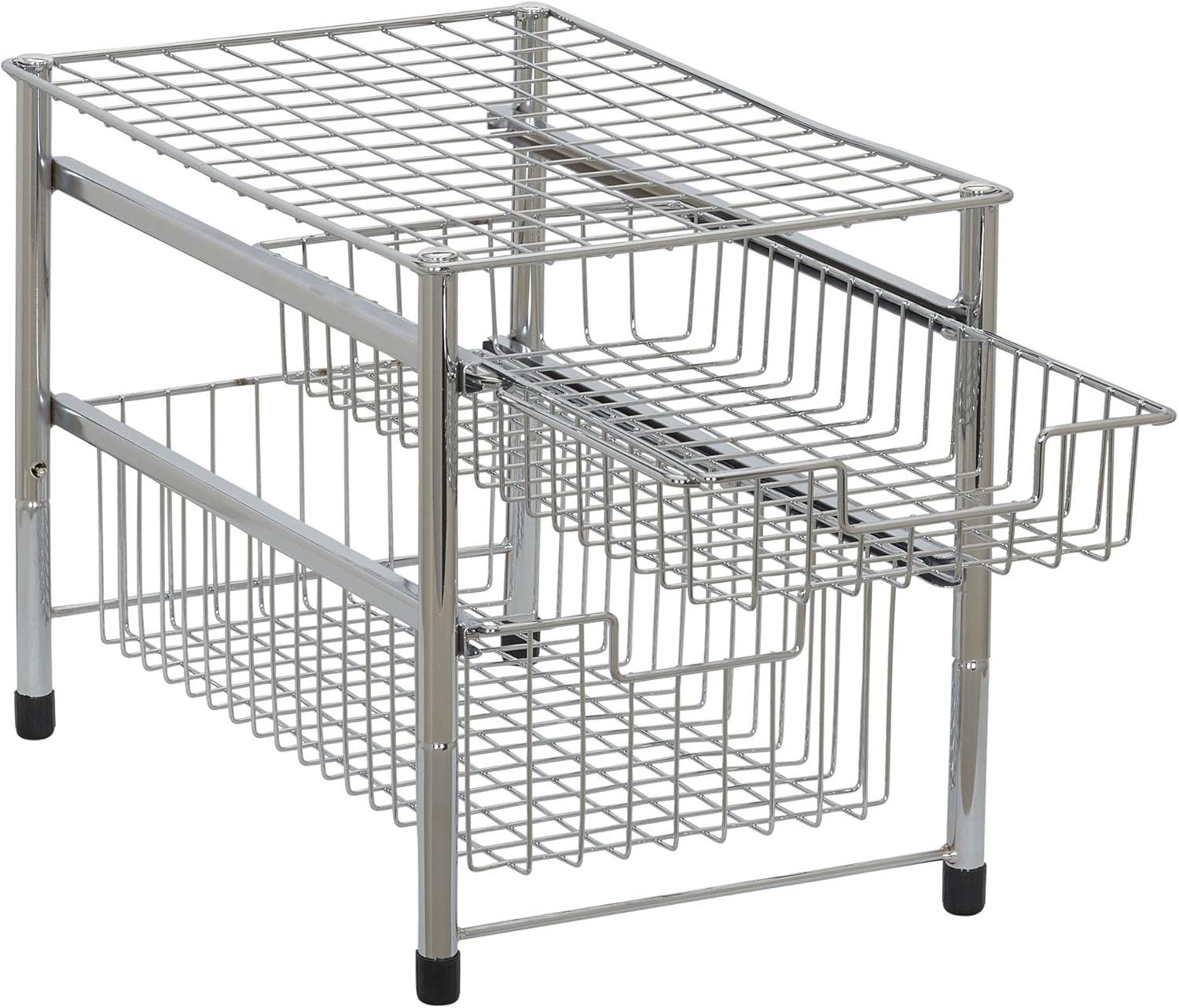 Household Essentials Cabinet Shelving Rack