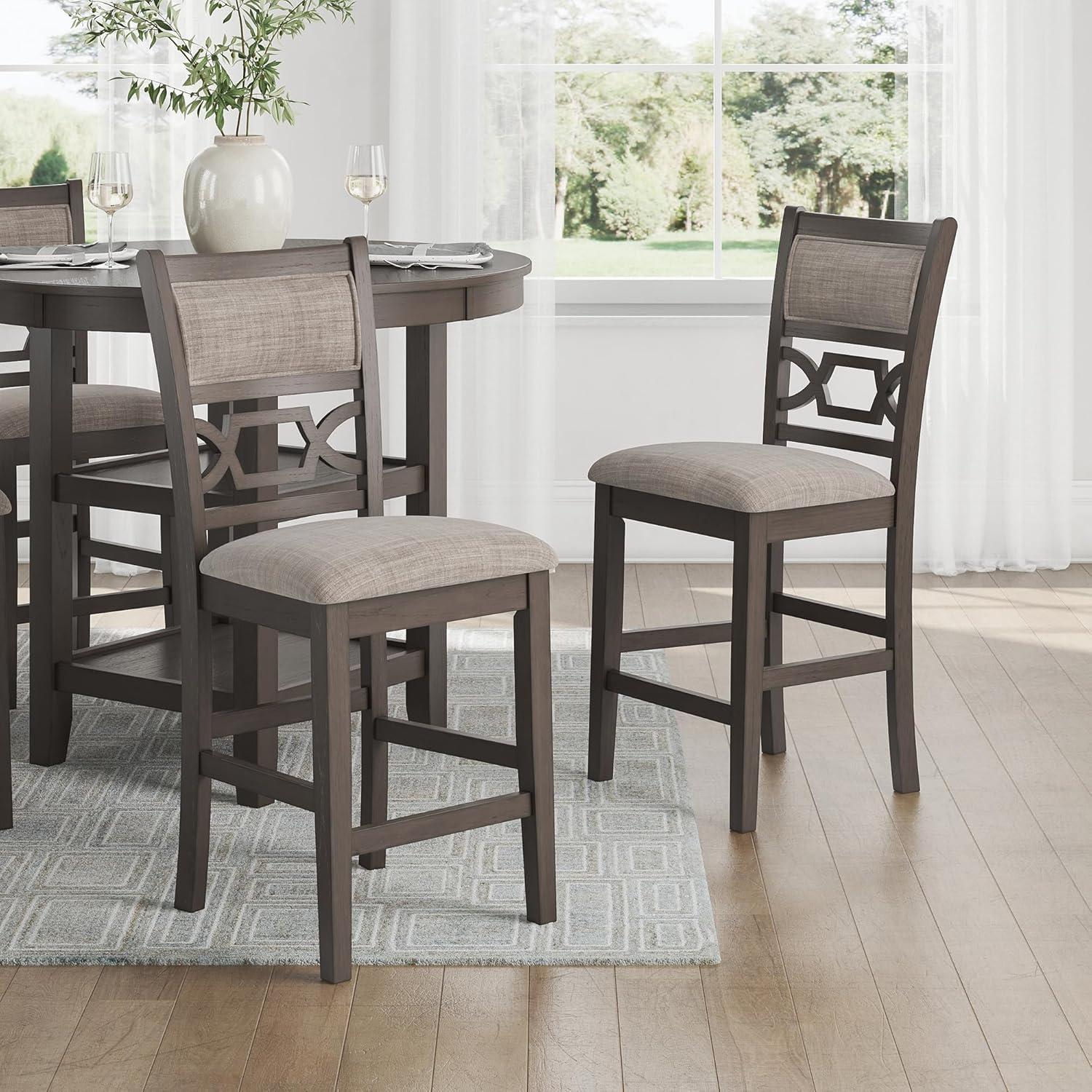 Ashley Furniture Wrenning Gray Counter Height Dining Table Set - Set of 5