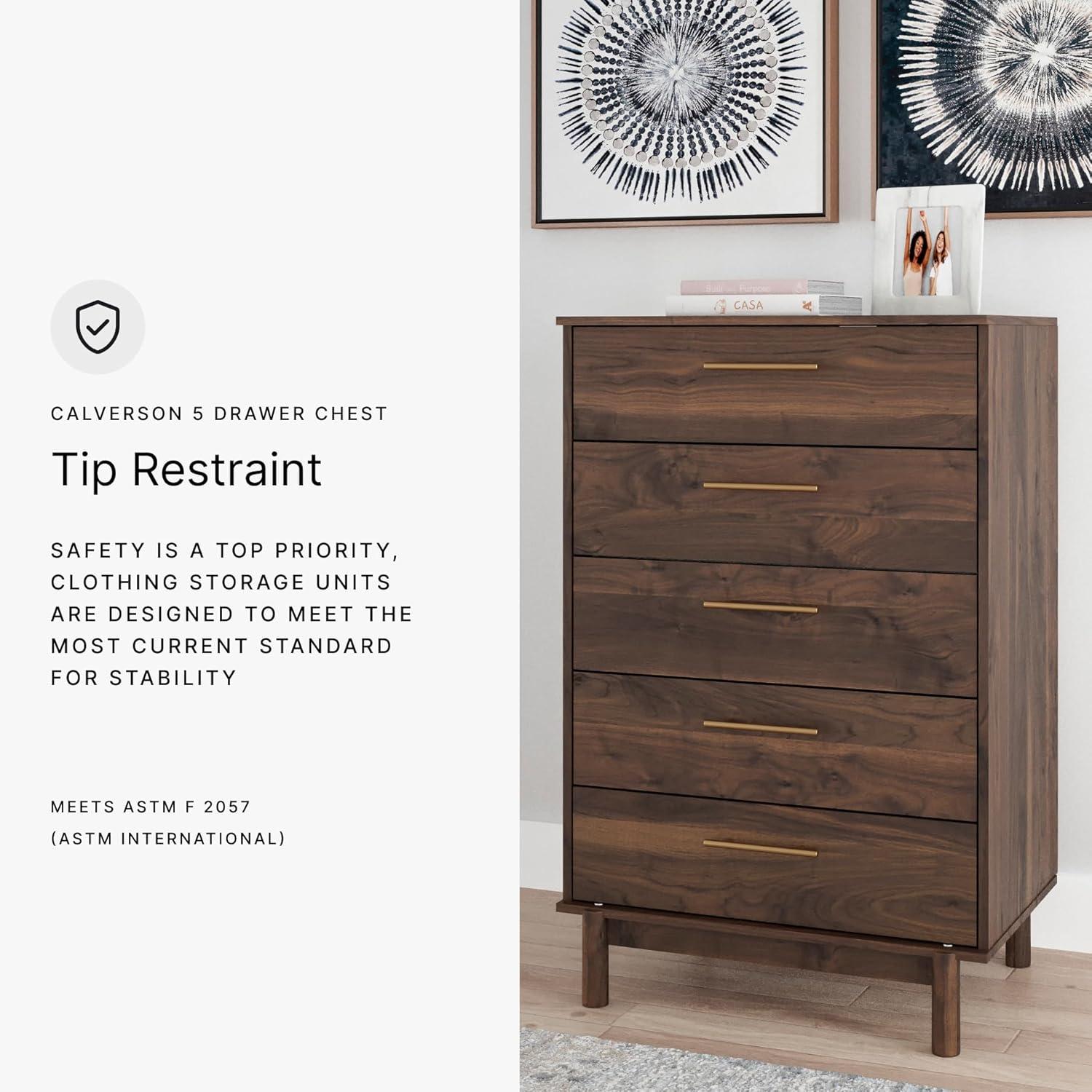 Millwood Pines Dudzik 29.88'' W 5 - Drawer Dresser