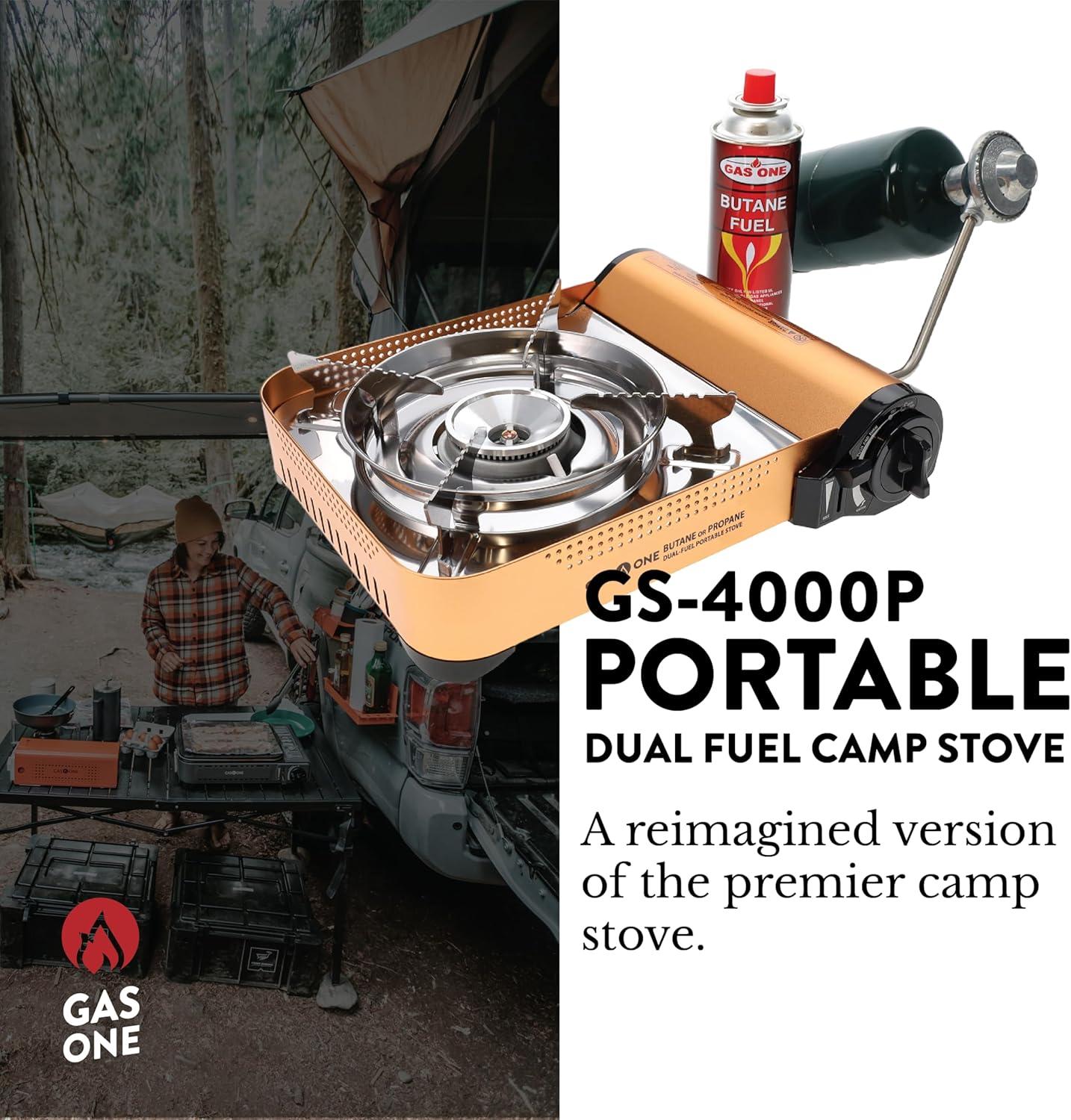 Gas ONE GS-4000P Dual Fuel Portable Camp Stove