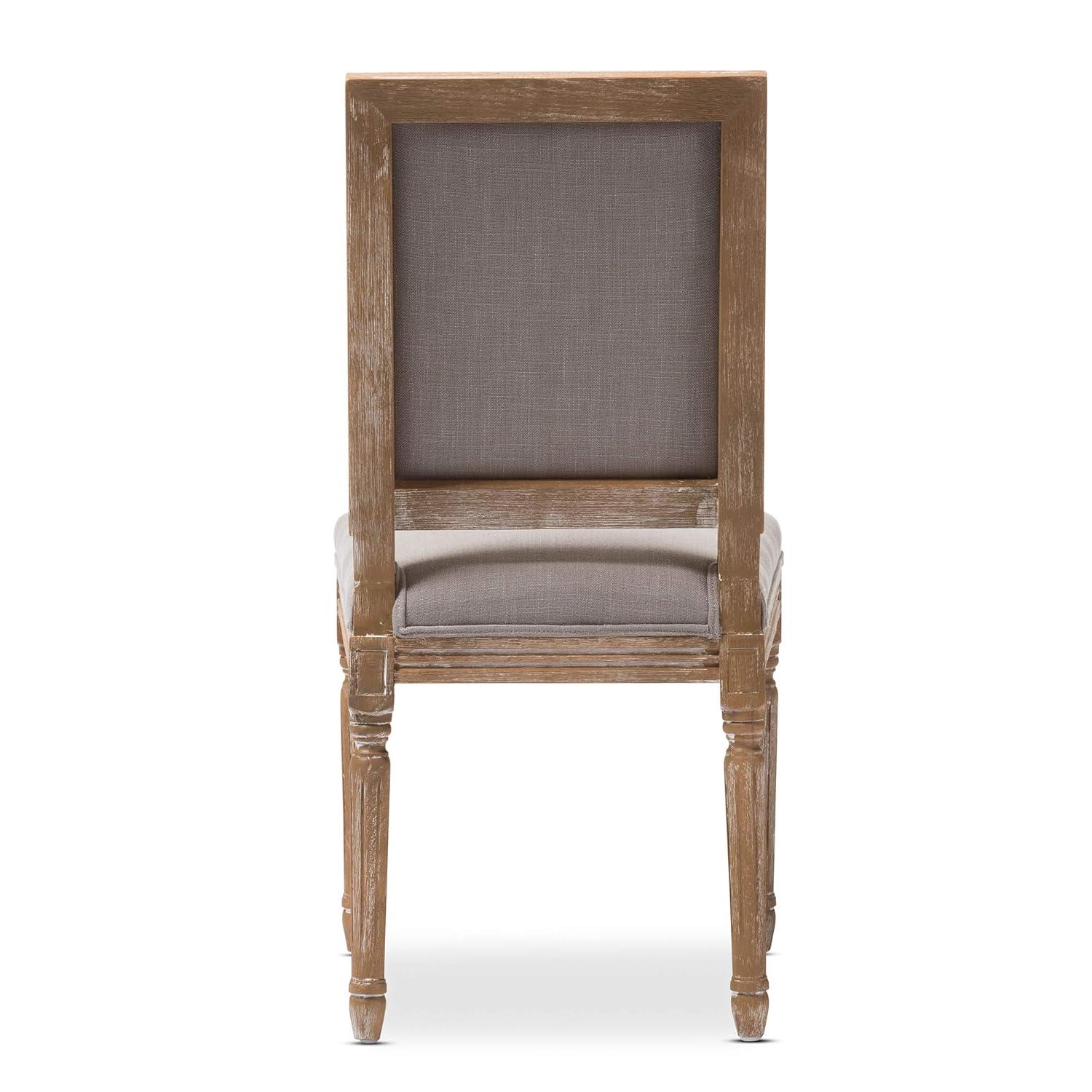 Baxton Studio Clairette Wood Traditional French Accent Chair