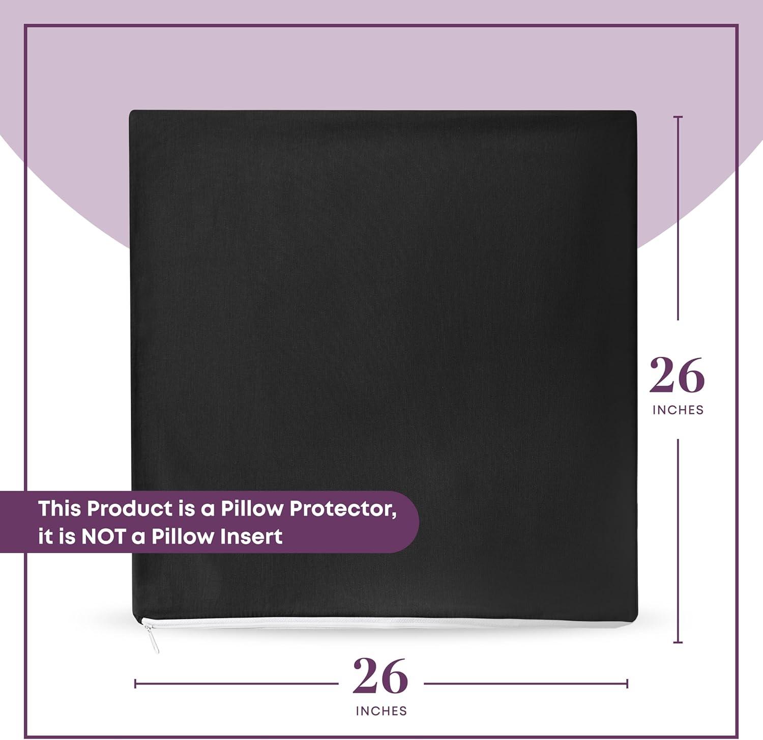 Circles Home, 100% Cotton Zippered Pillow Protector