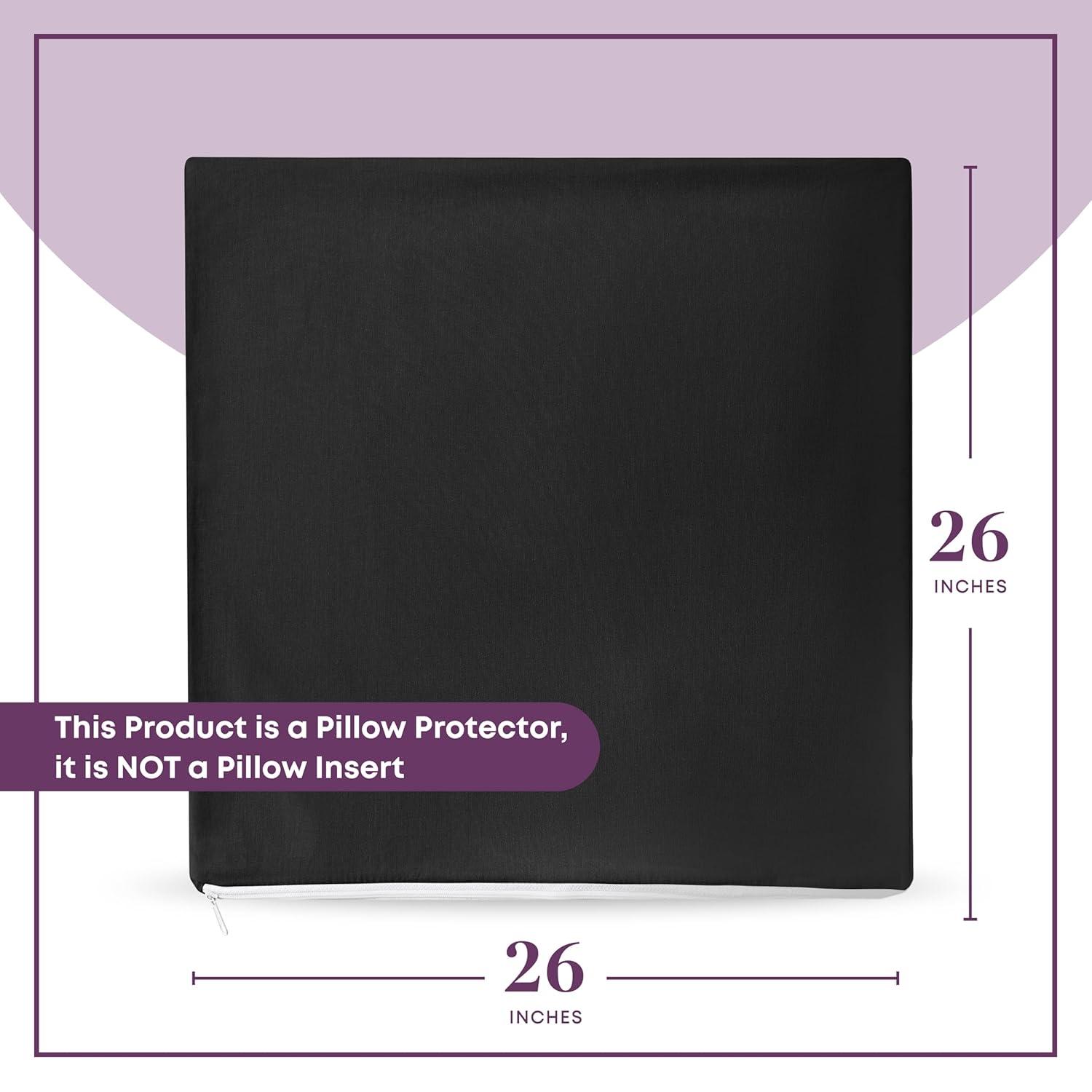 Circles Home, 100% Cotton Zippered Pillow Protector