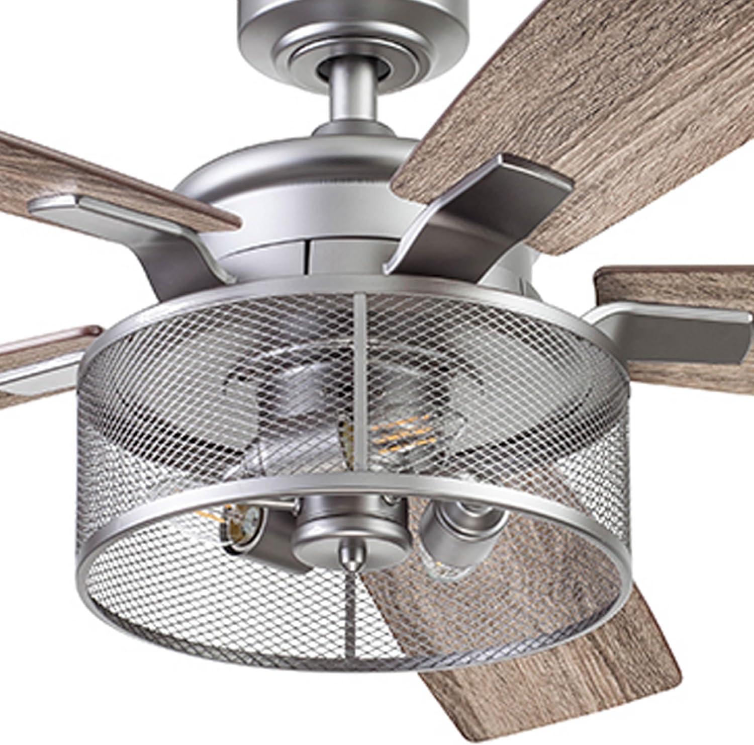 Carnegie 52" Ceiling Fan with LED Lights and Remote Included