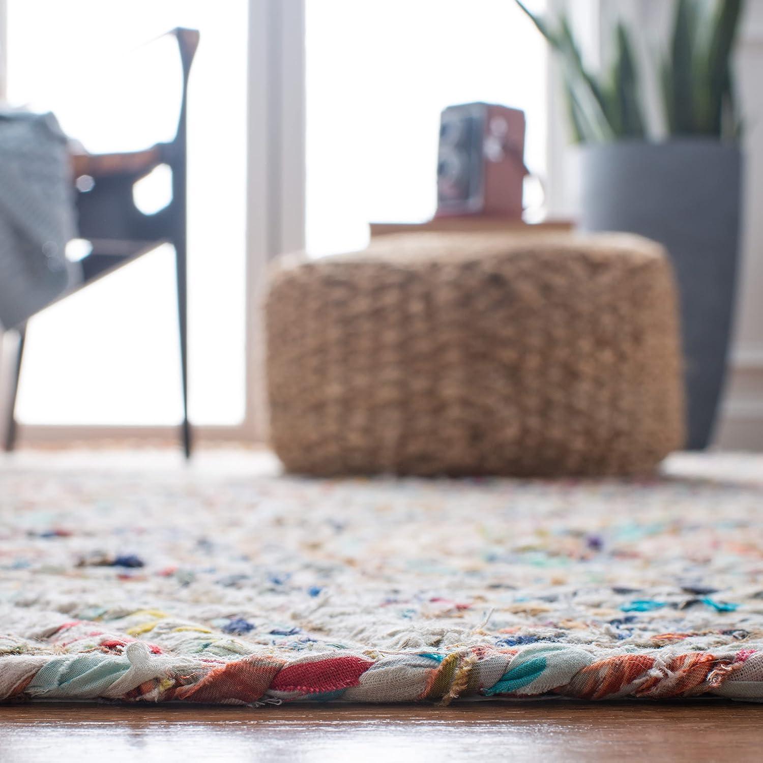 Cape Cod CAP202 Woven Indoor Area Rug - Beige/Multi - 2'x3' - Safavieh
