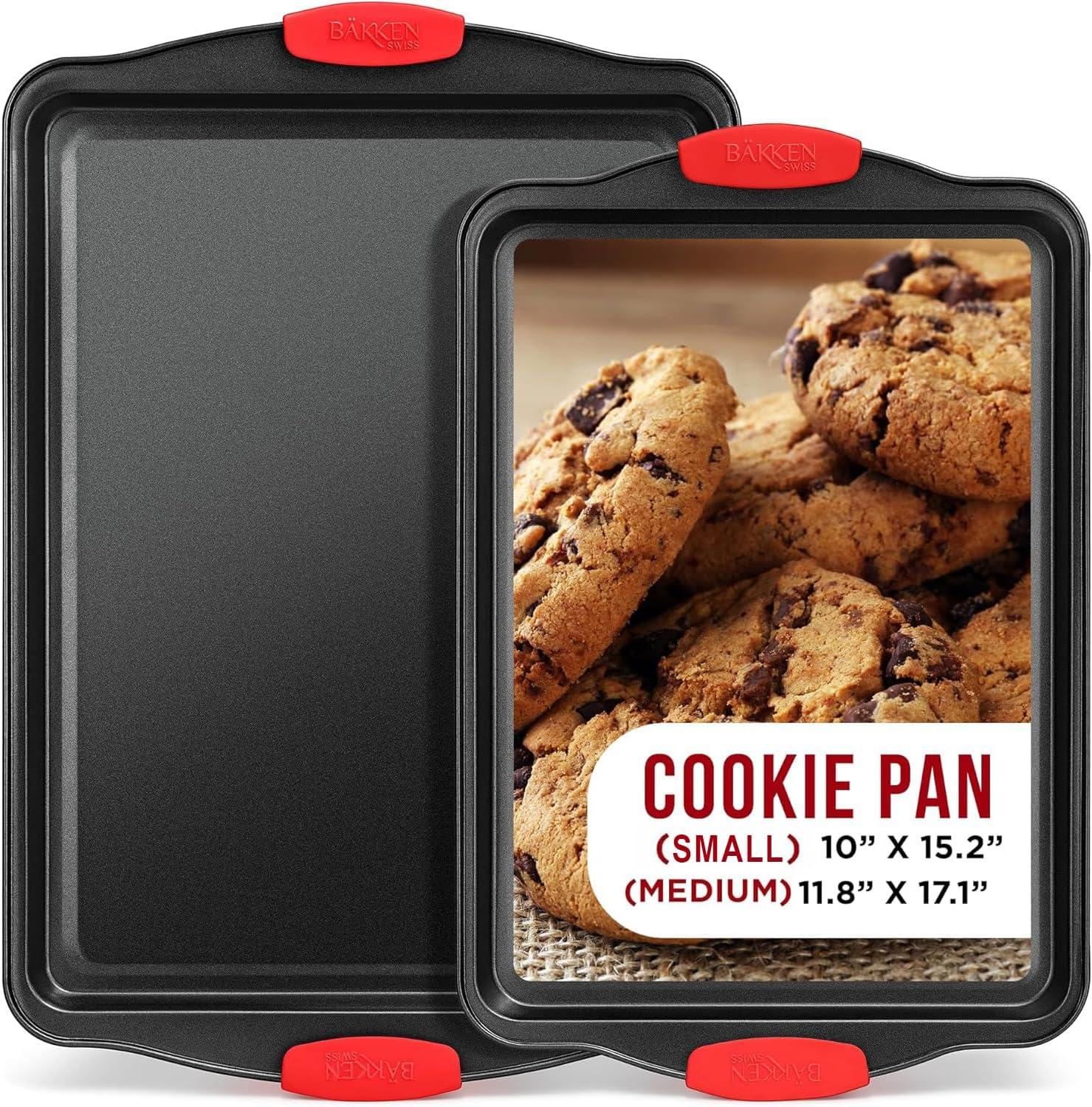 Lifemaster Lifemaster Non-Stick Steel 2 Piece Baking Sheet Set