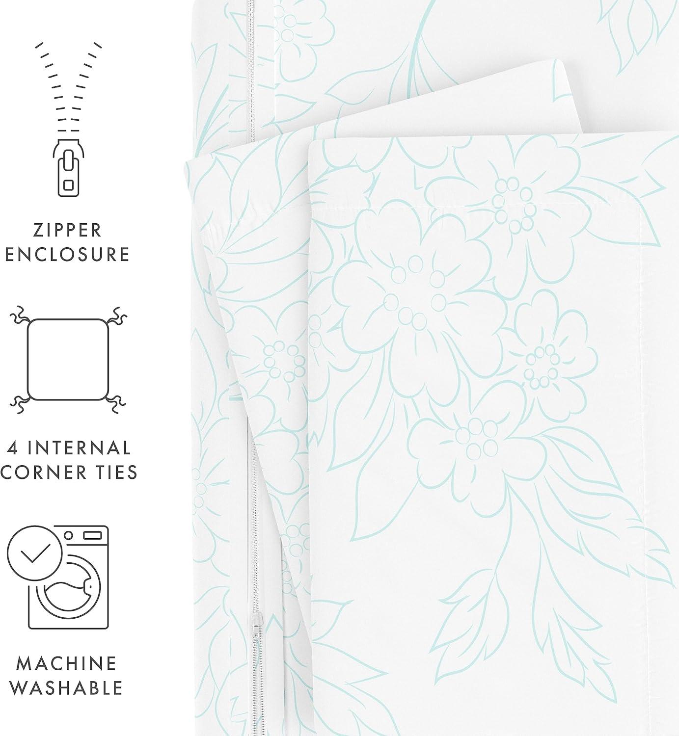 Simply Soft Vine Pattern Duvet Cover Set