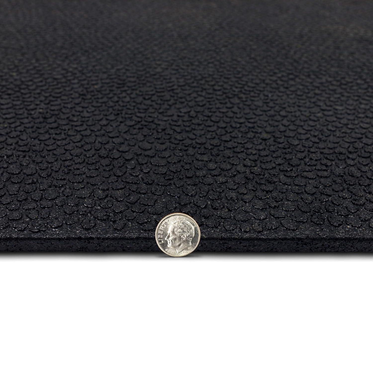 Mohawk Home Solid Multi Purpose 1/2" Non Skid Heavy Duty Rubber Gym Mat