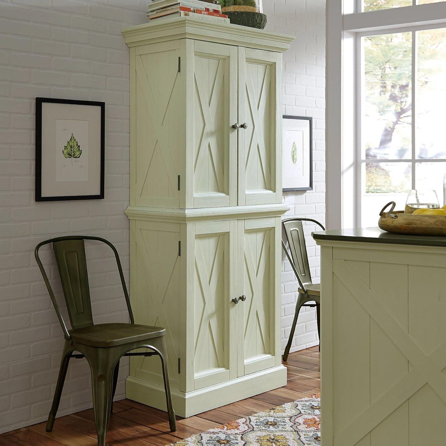 Seaside Lodge Pantry - White - Home Styles