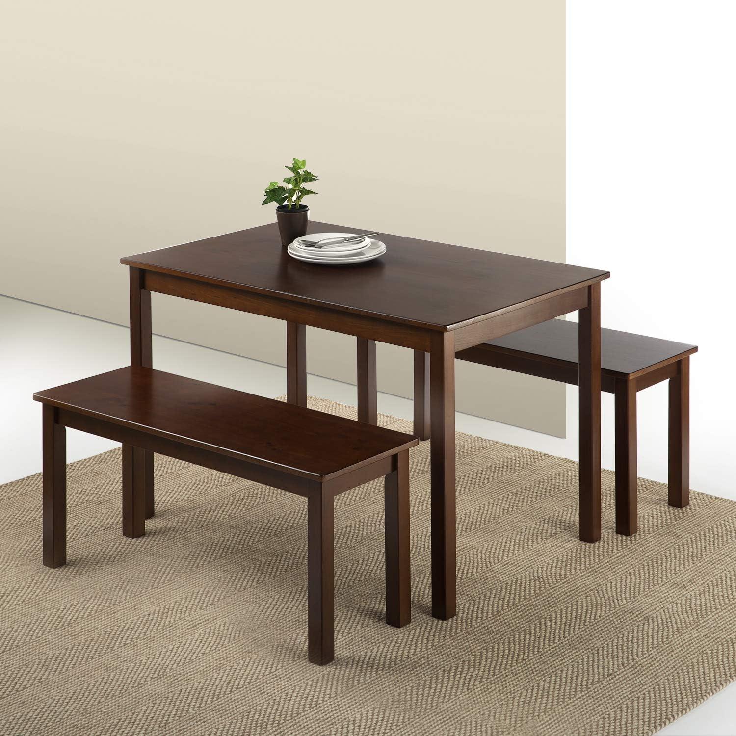 Juliet Espresso Solid Wood Dining Bench