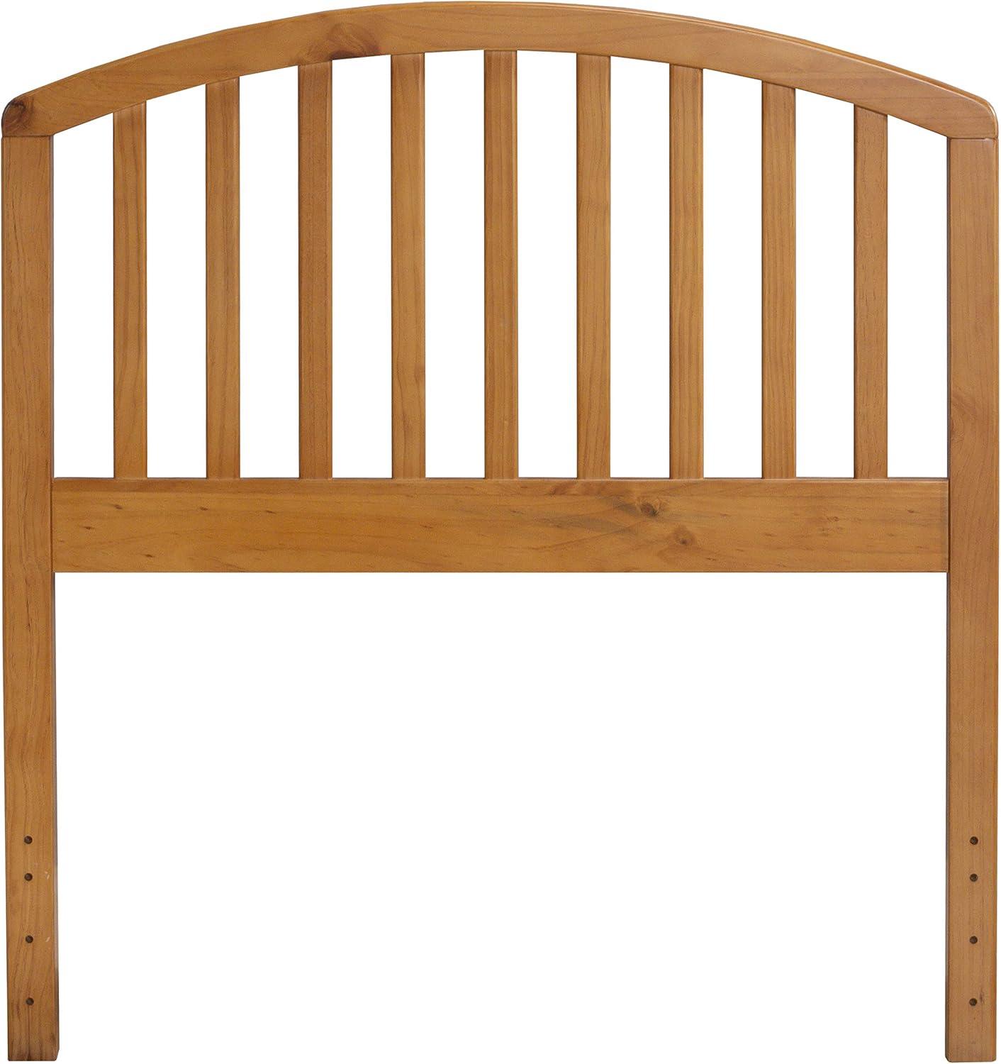 Carolina Country Pine Twin Headboard with Arched Top Rail