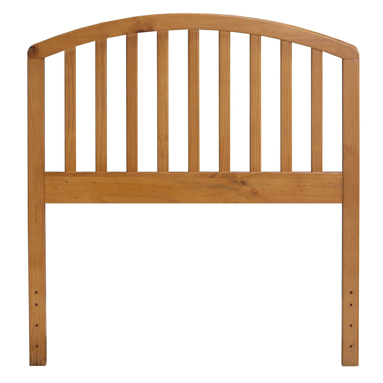 Carolina Country Pine Twin Headboard with Arched Top Rail