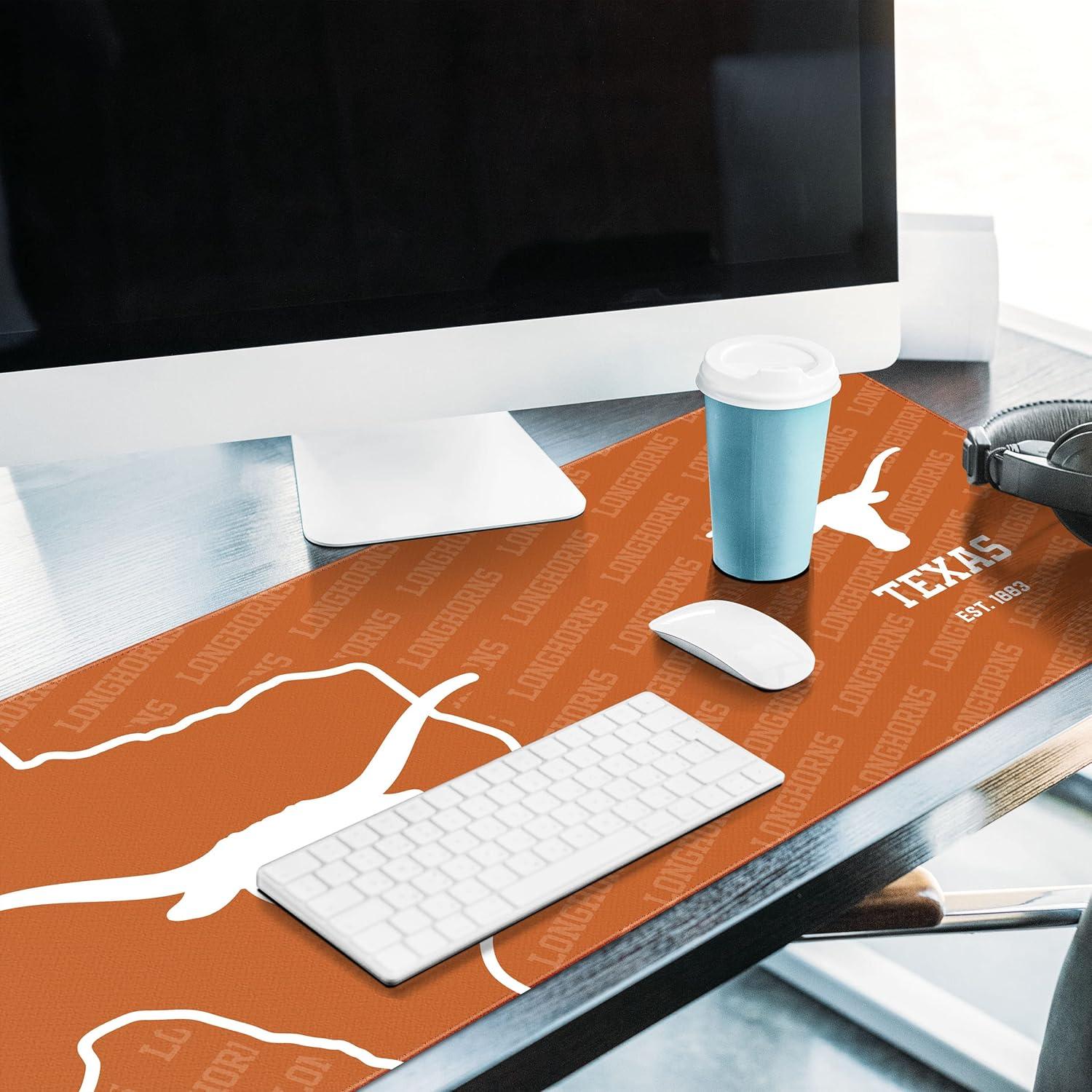 YouTheFan  35.4 x 15.7 in. Texas Longhorns Logo Desk Pad