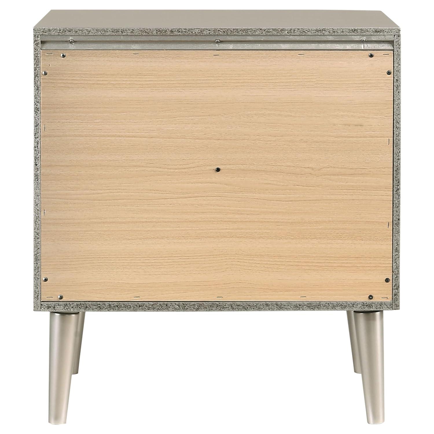 Coaster Company Metallic Sterling 2-Drawer, 23.4 inch