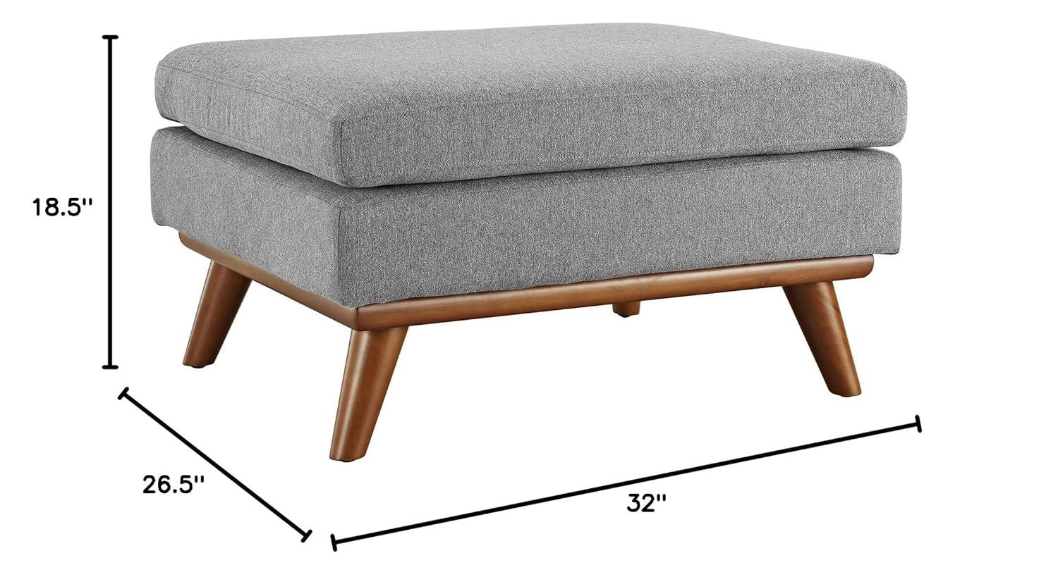 Modway Engage Upholstered Fabric Ottoman