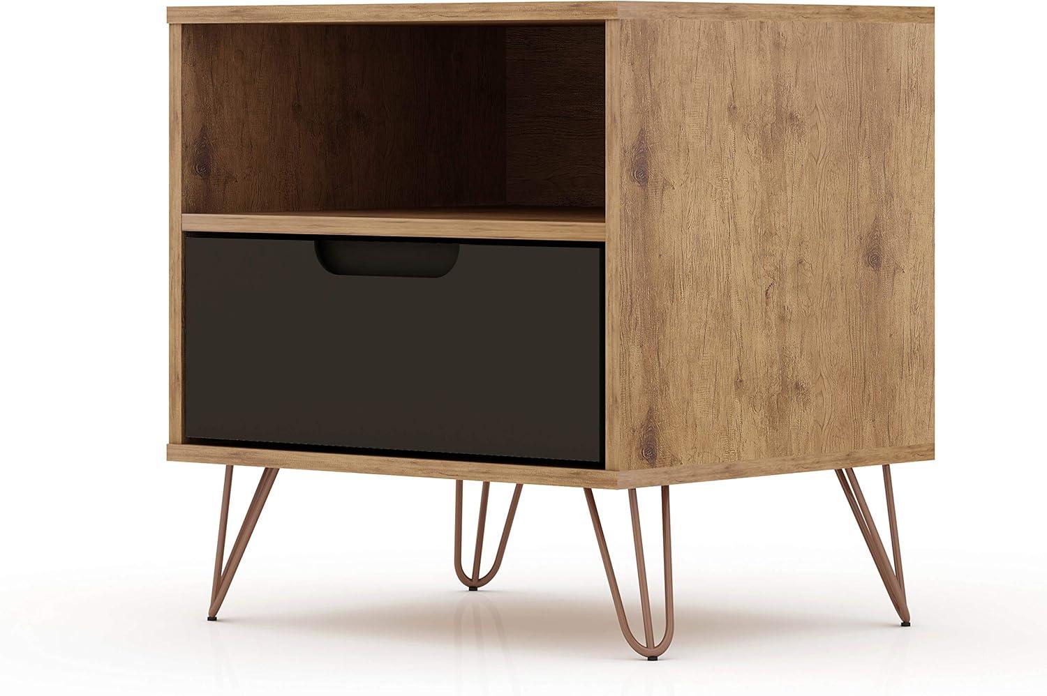 1.0 Rockefeller Nightstand - Manhattan Comfort