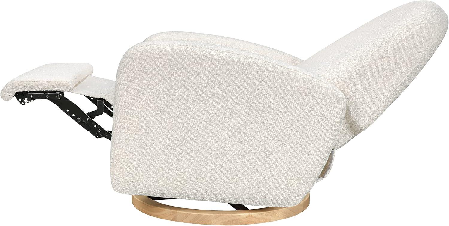 Nami Electronic Recliner and Swivel Glider Recliner in Shearling with USB port