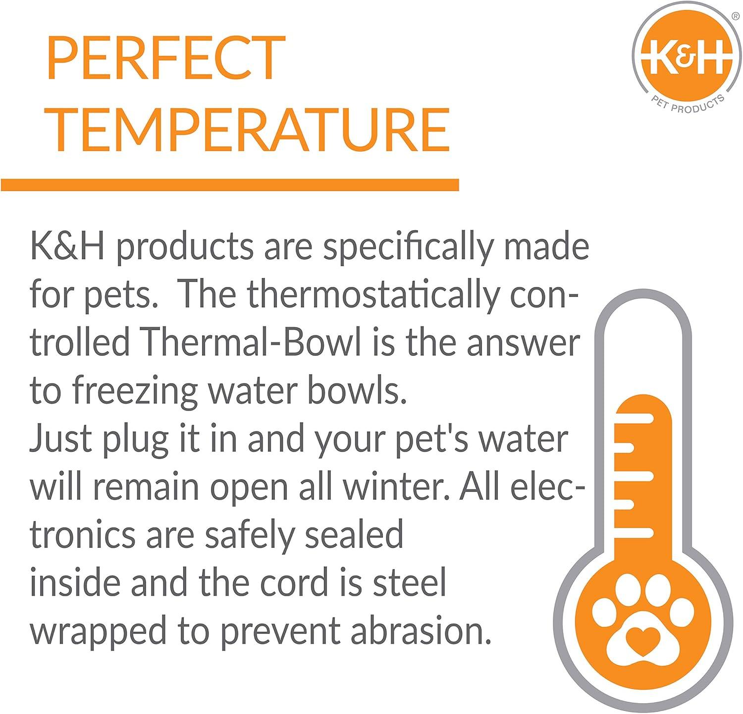 K&H Pet Products Thermal-Bowl