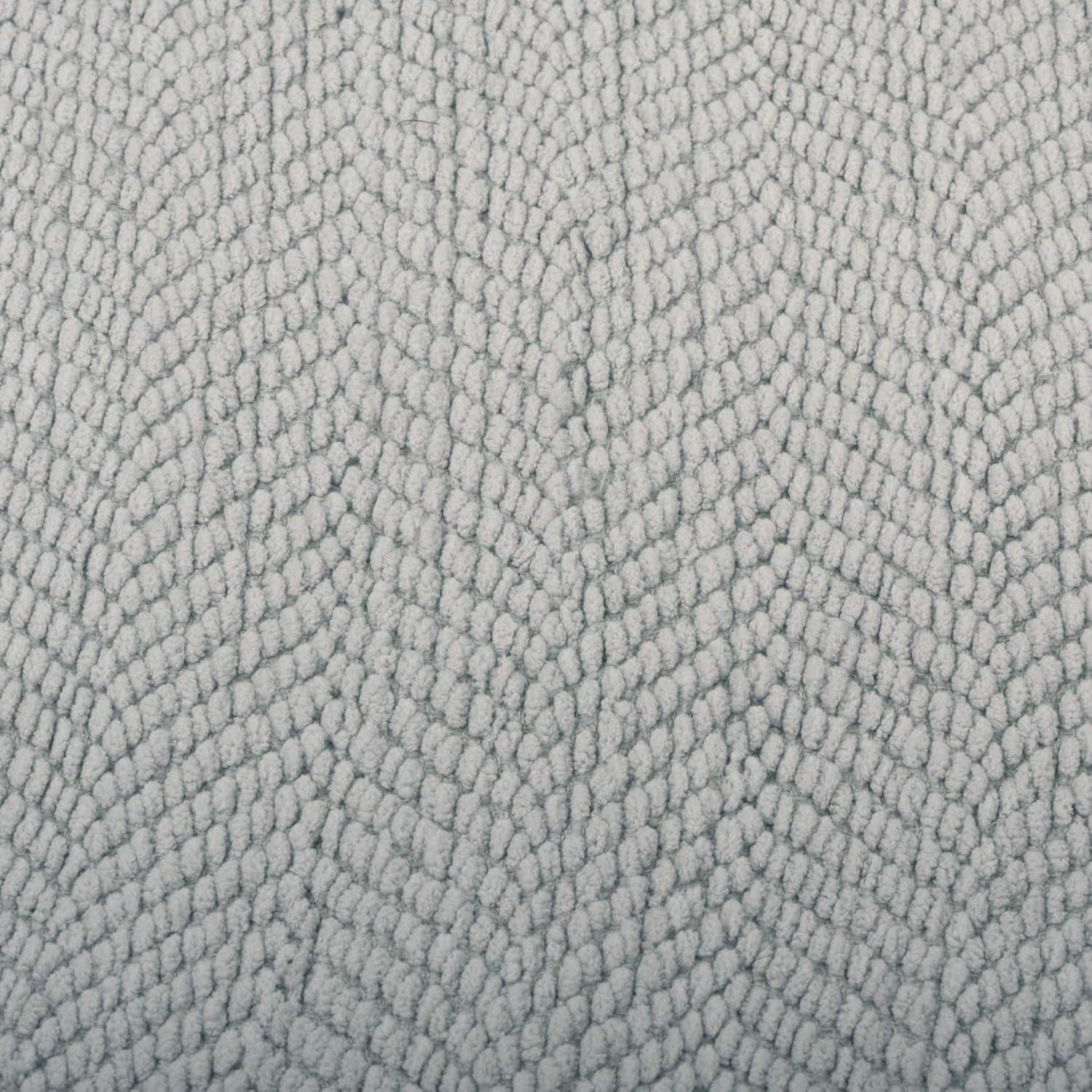 Home Soft Things Reversible Tweed Throw Blanket, Super Soft & Cozy - Silver, 50x60"