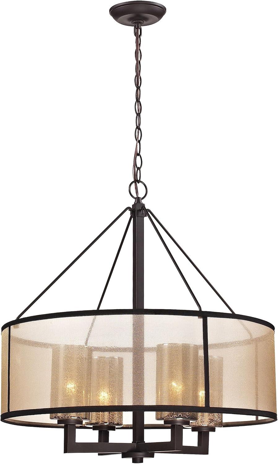 Elk Home Diffusion 4 - Light Chandelier in  Oil Rubbed Bronze