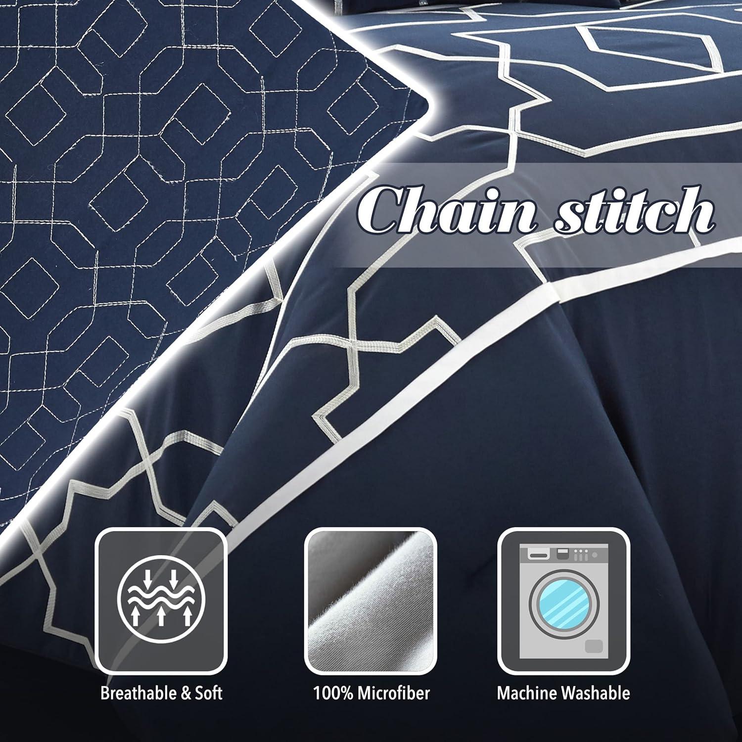 Nanshing America, Inc Tonya Microfiber 6 Piece Comforter Set