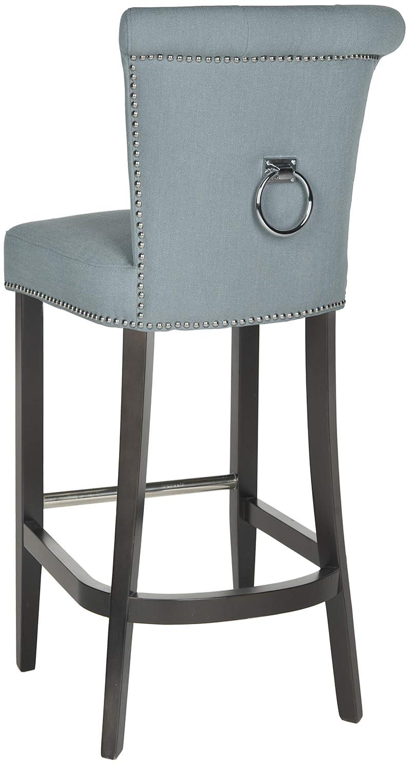 Addo Ring Bar Stool - HUD8242 - Sky Blue - Safavieh