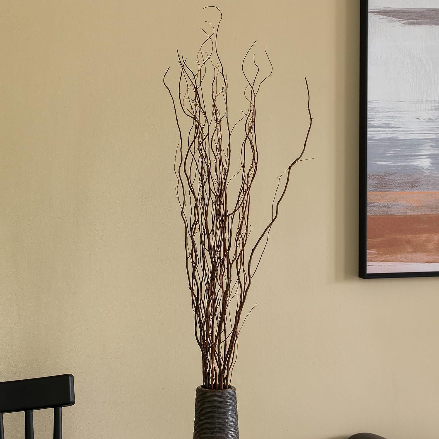 Brown Natural Decorative Willow Branches for Home and Event Decor