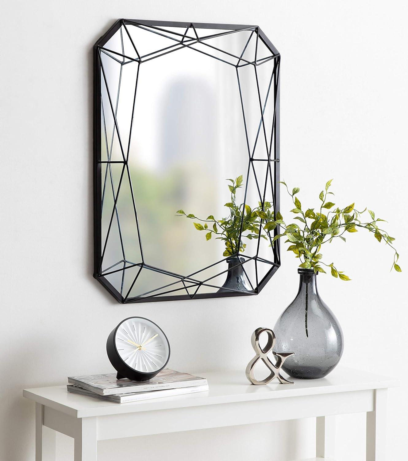 22" x 28" Keyleigh Rectangle Metal Accent Wall Mirror - Kate and Laurel