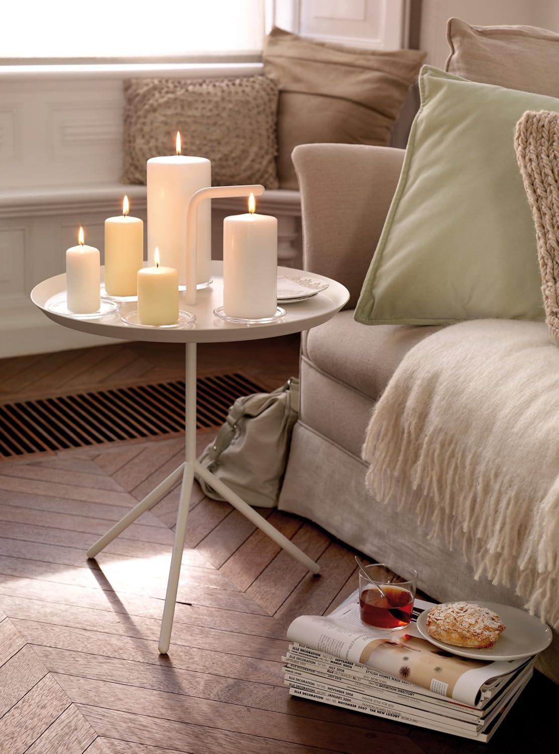 BOLSIUS Ivory Pillar Candles 2.3 X 3" Set Of 12 - Unscented Long 16 HOUR Slow Burning Dripless Smokeless Pillar Candles for Wedding Spa Home Party Decor - Bulk Small Ivory Pillar Candles