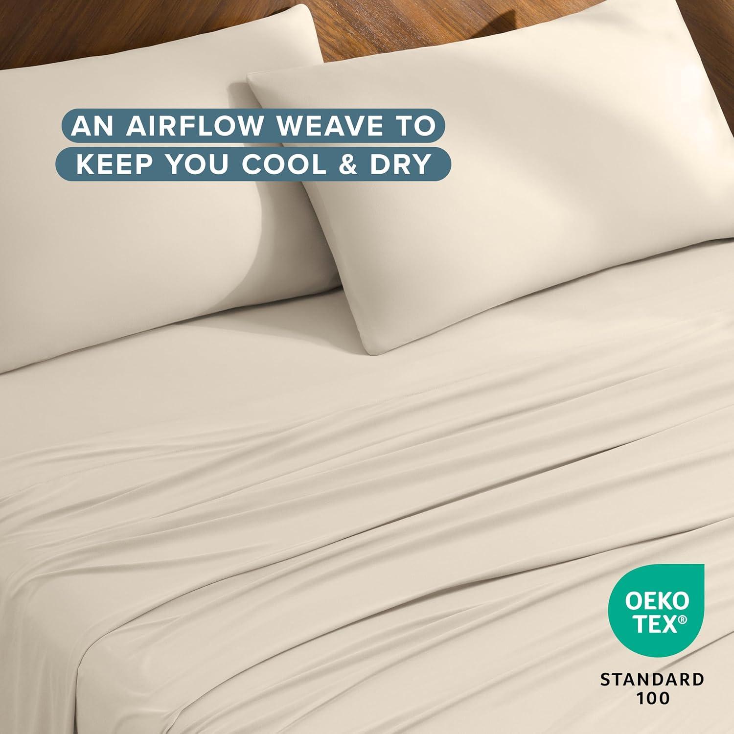 Bare Home Microfiber Stretch Sheet Set