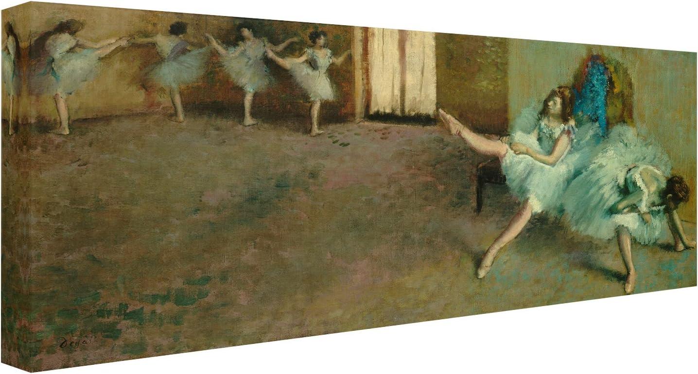 Trademark Fine Art "Before the Ballet" 1890-92 Canvas Art by Edgar Degas